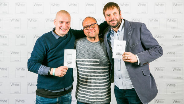 Enn Tobreluts Andres Tuule Hanno Kuul White Guide 2019 Autasustamisel FOTO Lauri Laan