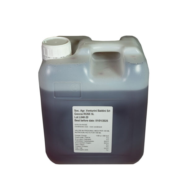 Venturini Baldini Goccia ROSE 5+ aastat laagerdatud balsamiiko 5 ltr kanister