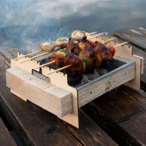 BBQ Entertainment OÜ Ühekordne Loodussõbralik GRILL Woodbright NaturGrill (1.3 Kg, 30x20x5 Cm) 6