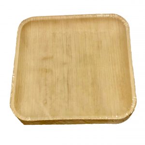 Palmilehest keskmine taldrik ruut 20×20 cm (10 tk) BBQ Entertainment OÜ2