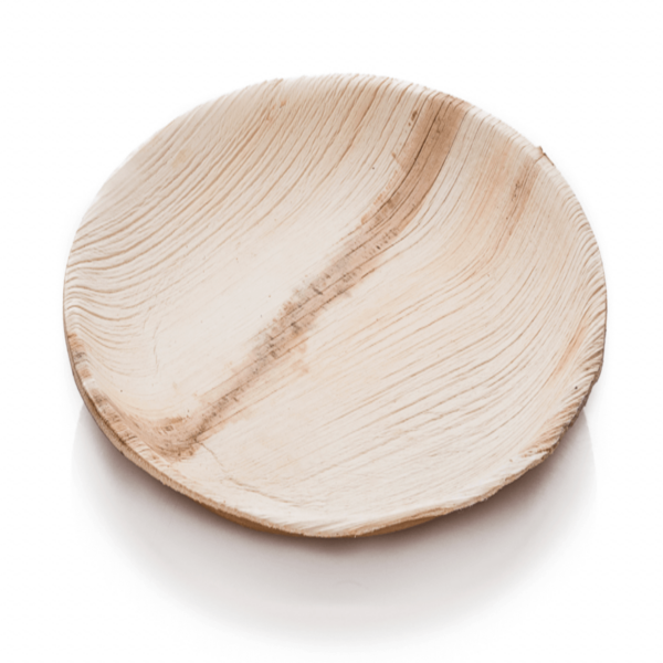 Palmilehest biolagunev suur TALDRIK ümmargune 25 cm (10 tk)