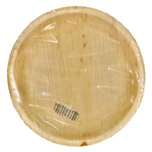 Palmilehest suur taldrik ümmargune 25 cm (10 tk) BBQ Entertainment OÜ