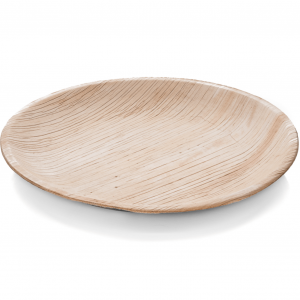 Palmilehest suur taldrik ümmargune 25 cm