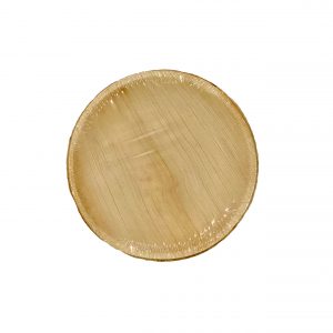 Palmilehest väike taldrik ümmargune 15 cm (10 tk) BBQ Entertainment OÜ
