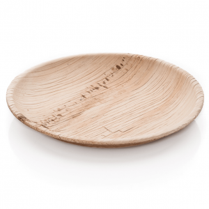 Palmilehest väike taldrik ümmargune 15 cm