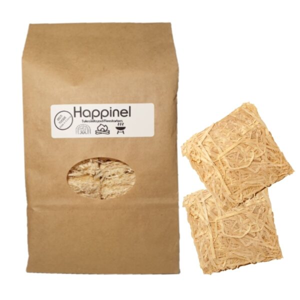 Happinel keskkonnasõbralikud süütepadjad 300g (20-25 tk)