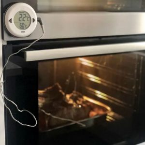 ETI DOT DIGITAL OVEN Thermometer (valge) 49.9 To 299.9°C (114 Mm Sondiga Ja 1.2 M Juhtmega)..