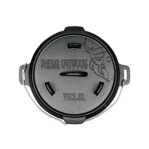 EAN 8720256612148 VALHAL Malmist Haudepott : Dutch Oven Cast Iron Casserole 3,8 L