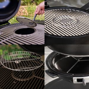 CharGriller AKRON® Kamado Söegrill (must) 4