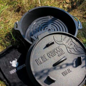 EAN 8719326497778 VALHAL Malmist Potialus: Rest : BBQ Accessory Cast Iron Grid With Feet 23 Cm