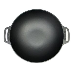 EAN 8720256612070 VALHAL Malmist Vokk Pann : Wok Pan Cast Iron With Handles 36 Cm