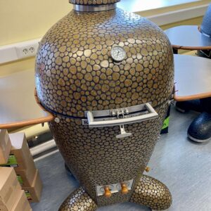 BBQ Entertainment OÜ Komplekt KOMODO KAMADO 21” Supreme OLIVE GOLD PEBBLE & Lisad