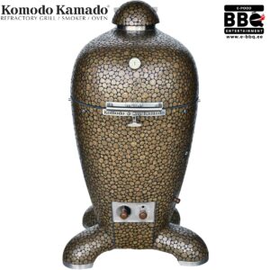 BBQ Entertainment OÜ Komplekt KOMODO KAMADO 21” Supreme OLIVE GOLD PEBBLE & Lisad