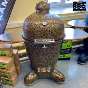 BBQ Entertainment OÜ Komplekt KOMODO KAMADO 21” Supreme OLIVE GOLD PEBBLE & Lisad.