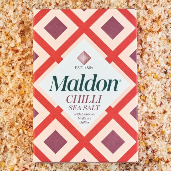 Maldon meresoola helbed TŠILLIGA (Aleppo & "bird's eye" tšillidega) 100g