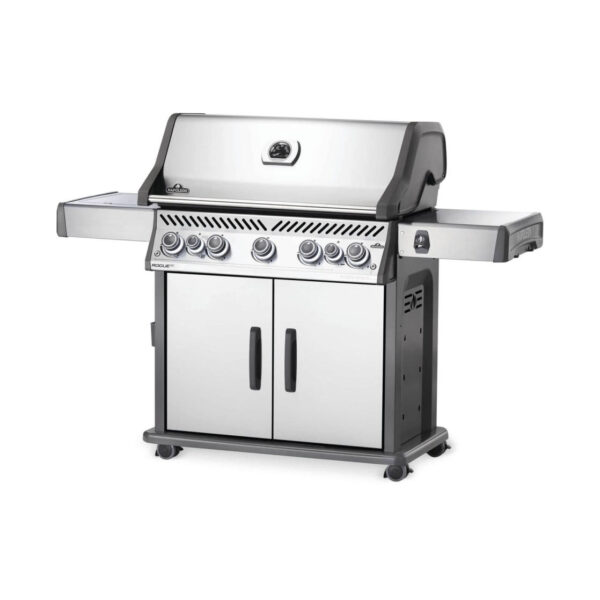 Napoleon Rogue RSE625SIBPSS keraamilise steigipliidi ja vardapõletiga gaasigrill (roostevaba)
