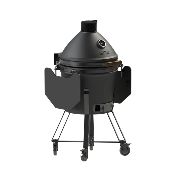 Keraamilise söegrilli komplekt: KAMADO COEO LE QUATRO L (matt must) — German Design award 2024 "Excellent Product Design”