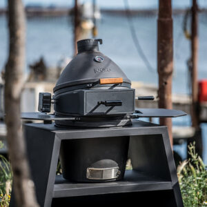 BBQ Entertainment LAUD Grillile Kamado COEO Le Quatro L (must Pulbervärvitud Teras, D52cm) (1)