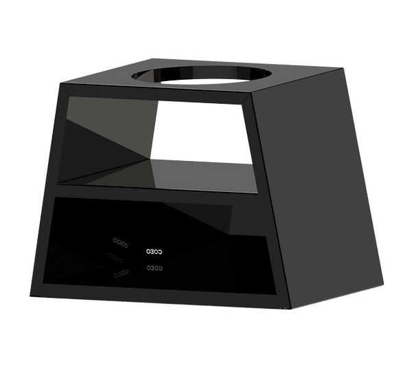 LAUD grillile Kamado COEO Le Quatro L (must pulbervärvitud teras, D52cm)