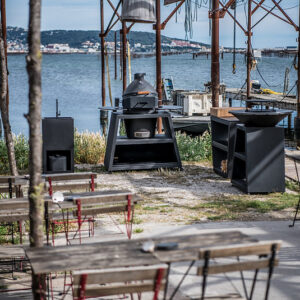 BBQ Entertainment LAUD Grillile Kamado COEO Le Quatro L (must Pulbervärvitud Teras, D52cm) (4)