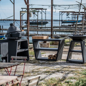 BBQ Entertainment LAUD Grillile Kamado COEO Le Quatro L (must Pulbervärvitud Teras, D52cm) (5)