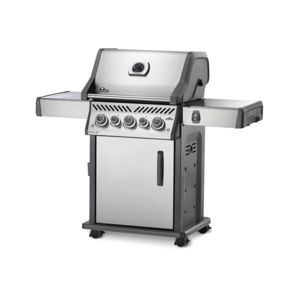 Napoleon Rogue RSE425RSIBPSS keraamilise steigipliidi ja vardapõletiga gaasigrill (roostevaba)