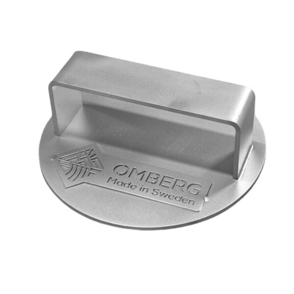 OMBERG roostevabast terasest SMASH-burgeripress (14 cm)