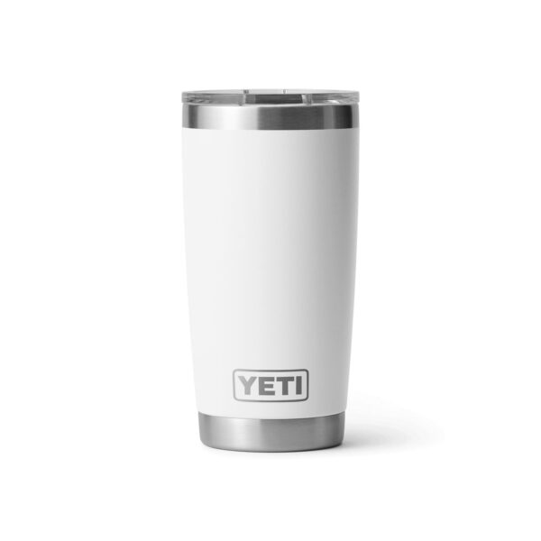 YETI termos-joogitops kaanega Rambler Tumbler 20 Oz / 591 ml White / valge