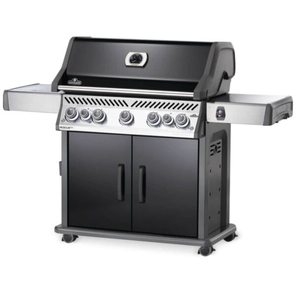 Napoleon Rogue RSE625RSIBPK keraamilise steigipliidi ja vardapõletiga gaasigrill (must)