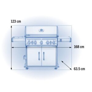 Napoleon Rogue RSE625RSIBPK Keraamilise Steigipliidi Ja Vardapõletiga Gaasigrill (must)