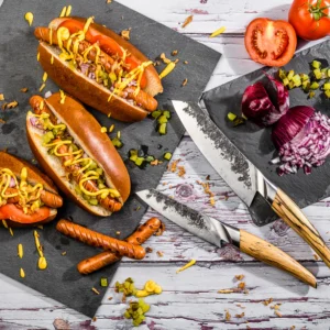 BBQ Entertainment Forged KATAI Santoku Knife NUGA 14 Cm (2)