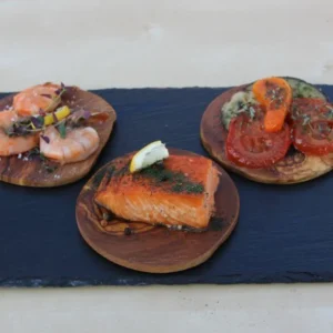 BBQ Entertainment SMOKEY OLIVE WOOD Oliivipuust 110 Mm ümmargused Grill Plangud 3 Tk Komplektis (1)