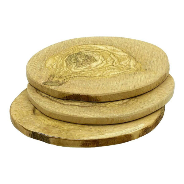 SMOKEY OLIVE WOOD - oliivipuust 110 mm ümmargused grill-plangud 3 tk komplektis