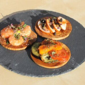 BBQ Entertainment SMOKEY OLIVE WOOD Oliivipuust 110 Mm ümmargused Grill Plangud 3 Tk Komplektis (2)