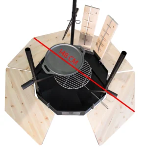 BBQ Entertainment CARELIA GRILL 9K 80 LOW, BLACK (2)