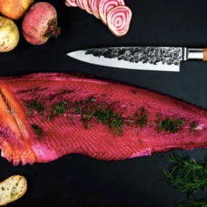 BBQ Entertainment Forged OLIVE Chef Knife KOKANUGA 20,5 Cm (6)