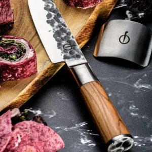 BBQ Entertainment Forged OLIVE Children's Chef Knife LASTE KOKANUGA 17,5 Cm (nahast Noatupp Ja Karp) (8)