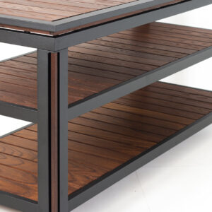 BBQ Entertainment Kahe Riiuliga Ratastel Laud Keraamilisele Grillile JANE 1600 3 (3)