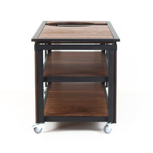 BBQ Entertainment Kahe Riiuliga Ratastel Laud Keraamilisele Grillile JANE 1600 3 (5)