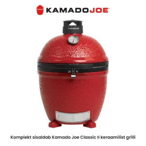 BBQ Entertainment Komplekt Graniidist Tasapinnaga Väliköök Jane 1600 + Kamado Joe Classic II Keraamiline Grill (3)