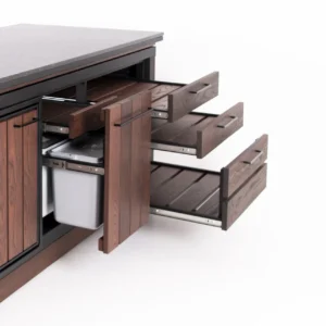 BBQ Entertainment Komplekt Väliköök Jane 1900 Graniidist Tasapinnaga, Kolme Sahtliga + Keraamiline Grill Kamado Joe Classic III (3)