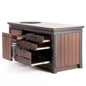 BBQ Entertainment Valikook JANE 1900 Statsionaarne 3 Sahtliga Ja Grillig Avaga (1)