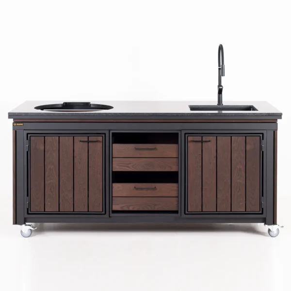 Väliköök Jane 1900 keraamilisele grillile graniidist tasapinna ja valamuga