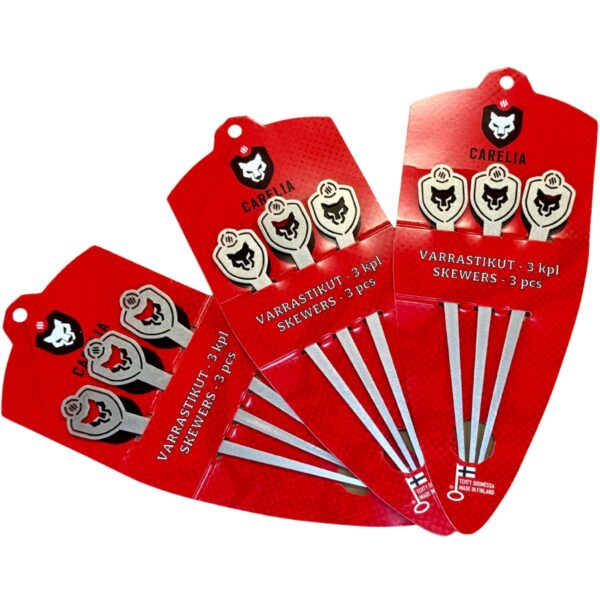 CARELIA GRILL® VÄIKESED GRILLVARDAD (3 tk komplektis)