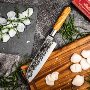 Ranku Darbo Peilis Santoku 18 Style De Vie Olive Forged 6