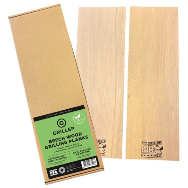 GRILLEP PÖÖGIPUUST GRILLPLANGUD 45x15x1 cm (2 tk kartongpakis)