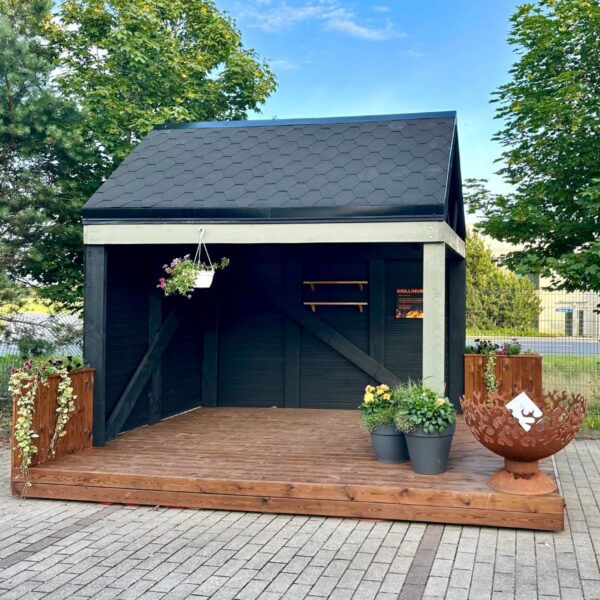 GreenCube / BBQ Entertainment GRILLMAJA / GRILLNURK terassiga