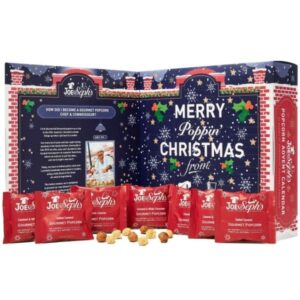 711583073908 Joe&Seph's Popkorni ADVENDIKALENDER (24 Päeva) Classic Gourmet Advent Calendar 175g (19 Flavours 24 Windows)