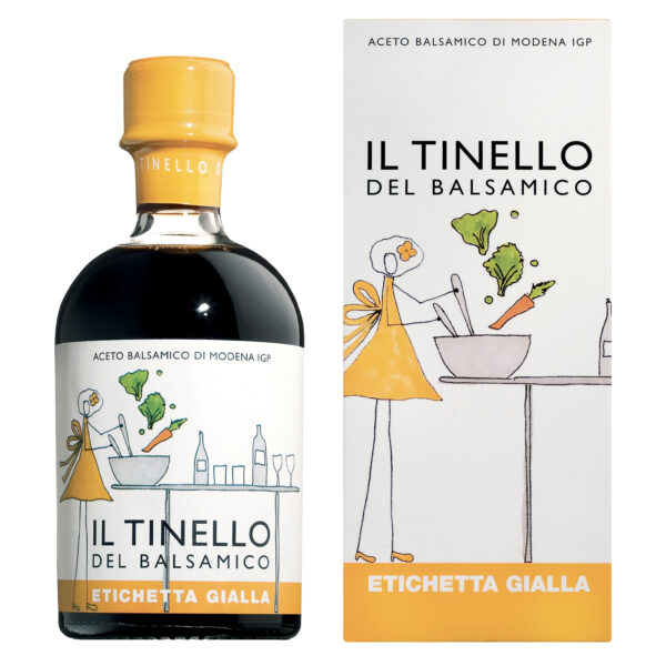 IL Borgo IL TINELLO Aceto Balsamico di Modena IGP YELLOW Label kinkekarbis (kollane) 250 ml