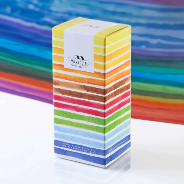 Muraglia RAINBOW keraamilise pudeli TÜHI kinkekarp 500 ml